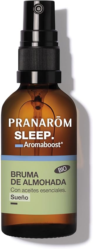 Detalle de PRANARÔM Aromaboost Sleep Bio 🌿 Bruma para Sueño Reparador 50ml