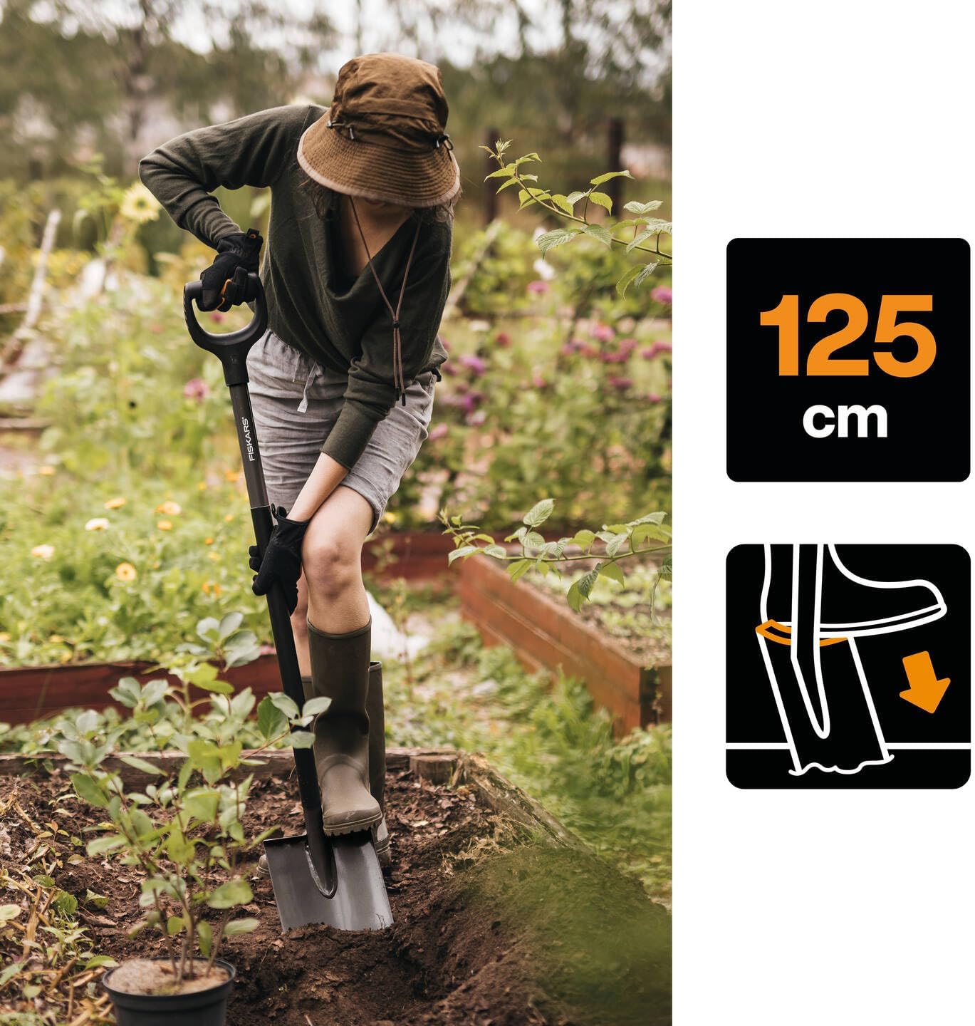 Thumbnail 2 de Fiskars Vanga a Punta 125 cm per terreni duri e sassosi – Ergonomica, acciaio al borо di alta qualità (1070639)