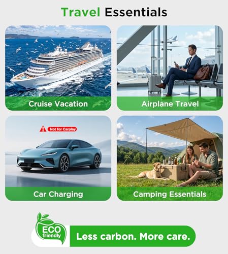 Detalle de Xiwxi Travel Essentials: 3-in-1 Magnetic Travel Charger for Apple Watch, iPhone, and USB-C Devices