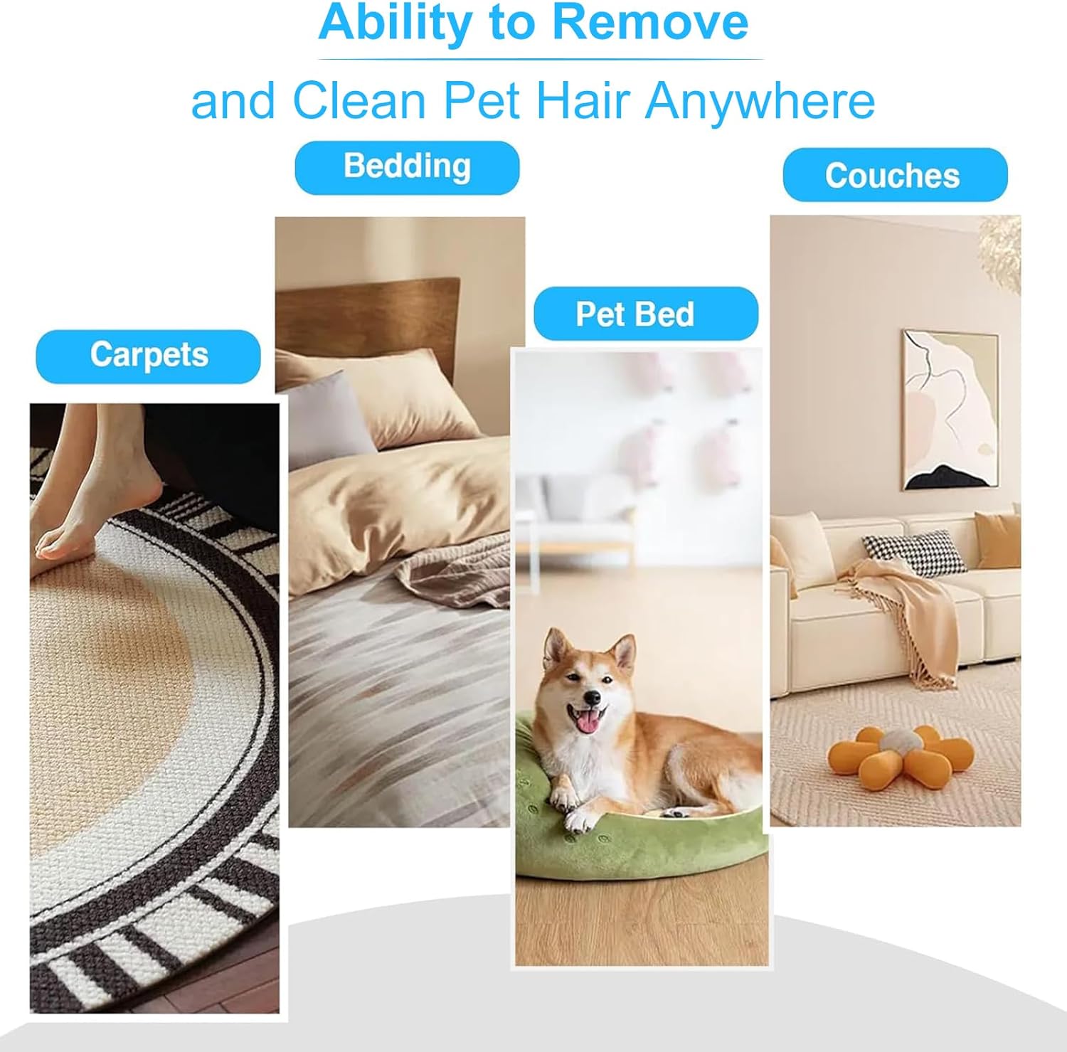 Thumbnail 4 de FENGQQKJ Multifunctional Pet Hair Remover 2pcs