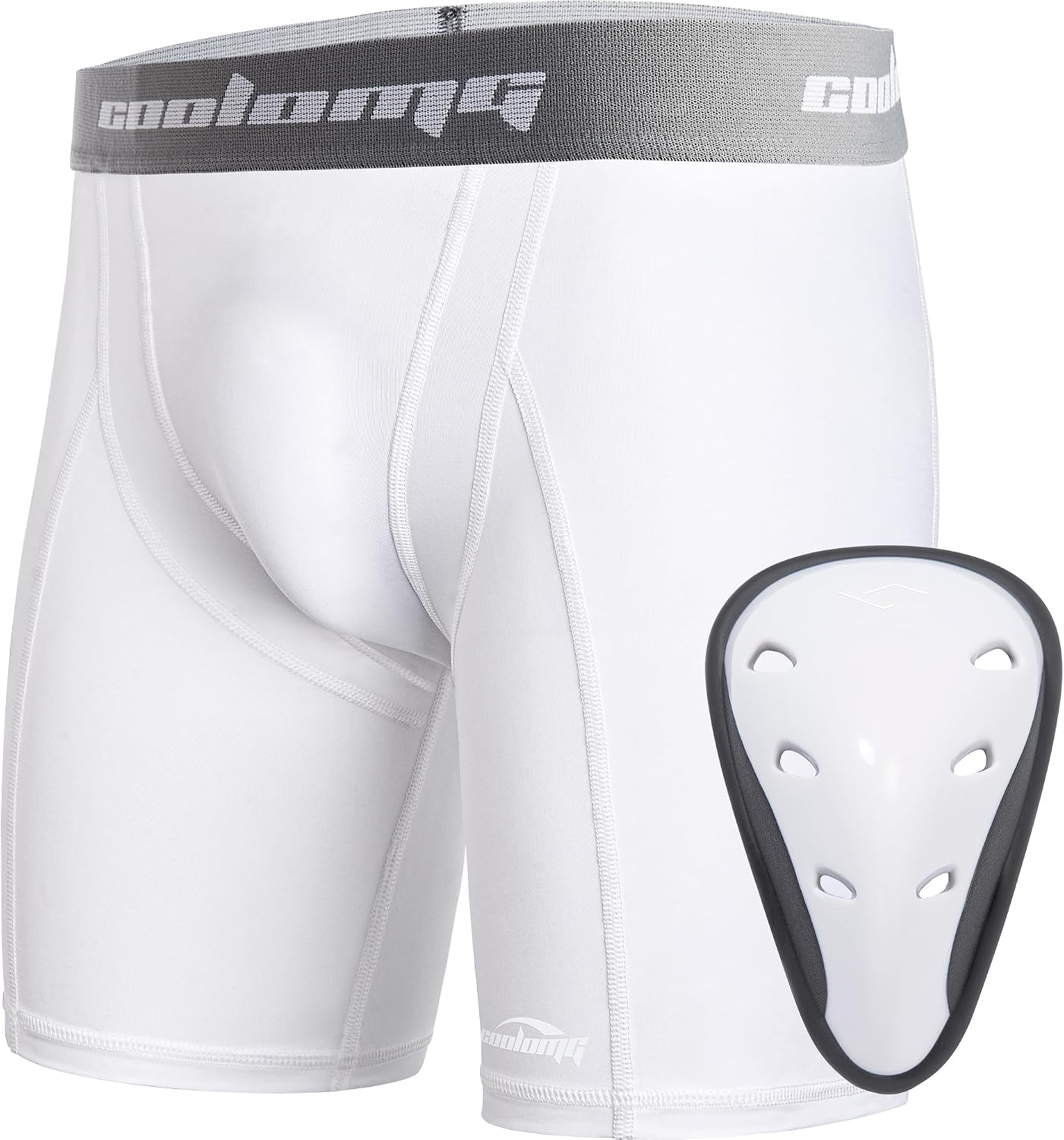 Detalle de COOLOMG Youth Compression Shorts