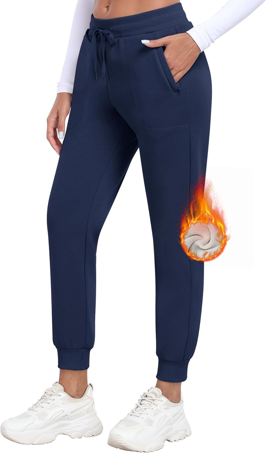 Thumbnail 2 de Pantalon cargo jogging femme MoFiz : chaud, respirant et imperméable avec poches zippées