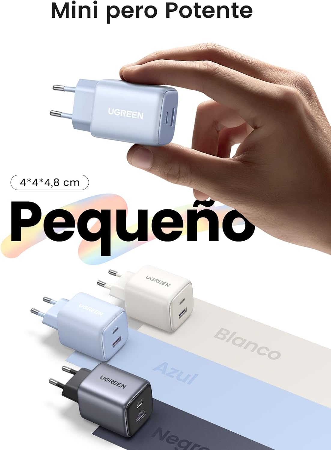 Thumbnail 4 de UGREEN Nexode Cargador USB C GAN 35W ⚡ Carga Rápida