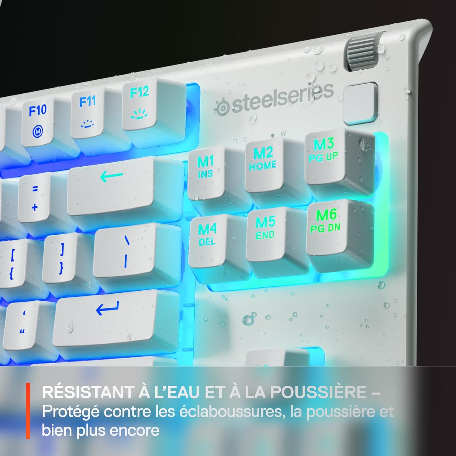 Thumbnail 3 de SteelSeries Apex 3 TKL Blanc Clavier Gaming RGB