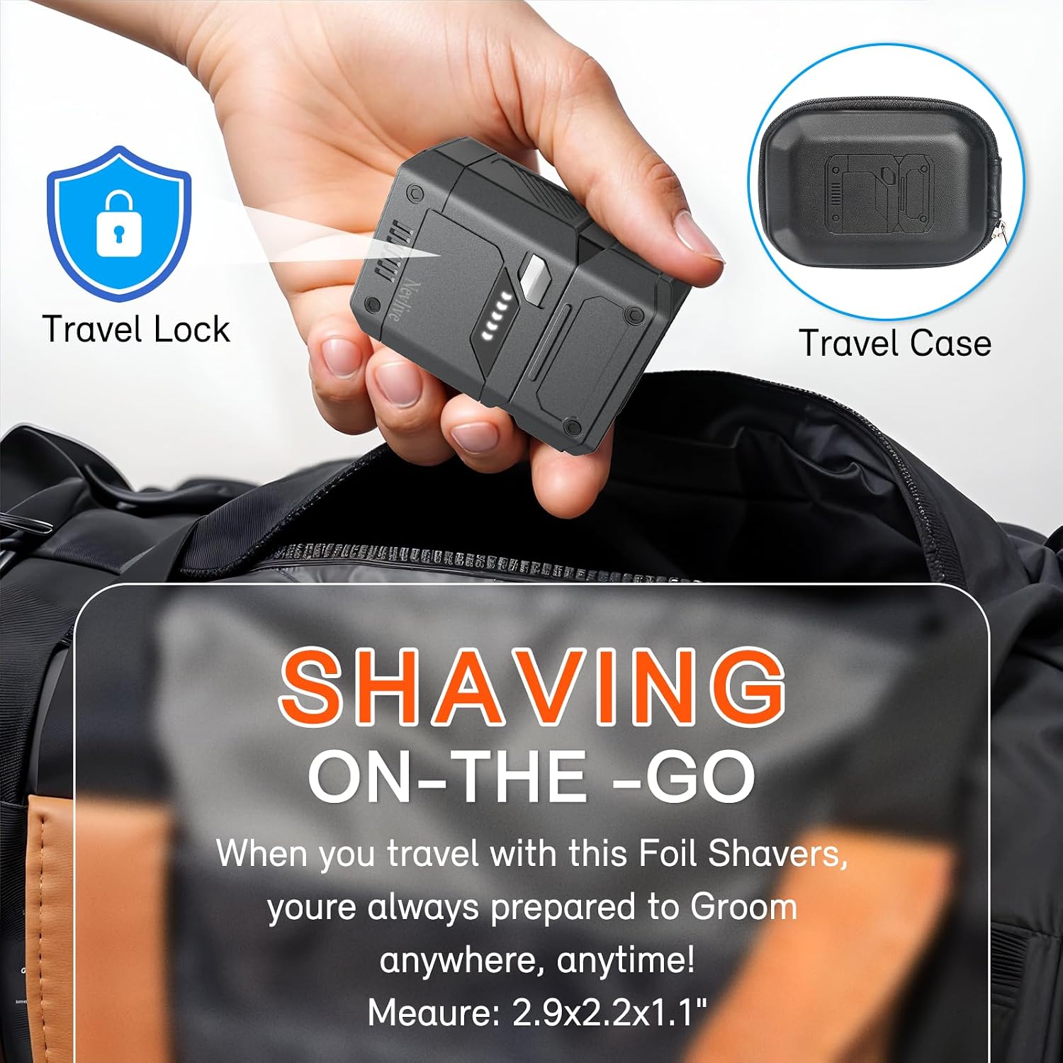 Thumbnail 5 de Nevlive Men's Electric Shaver USB-C Rechargeable