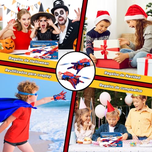 Thumbnail 6 de Braxel Juguetes Niños 5-12 Años: Lanzadores Telarañas con Guantes y Dardos Seguros