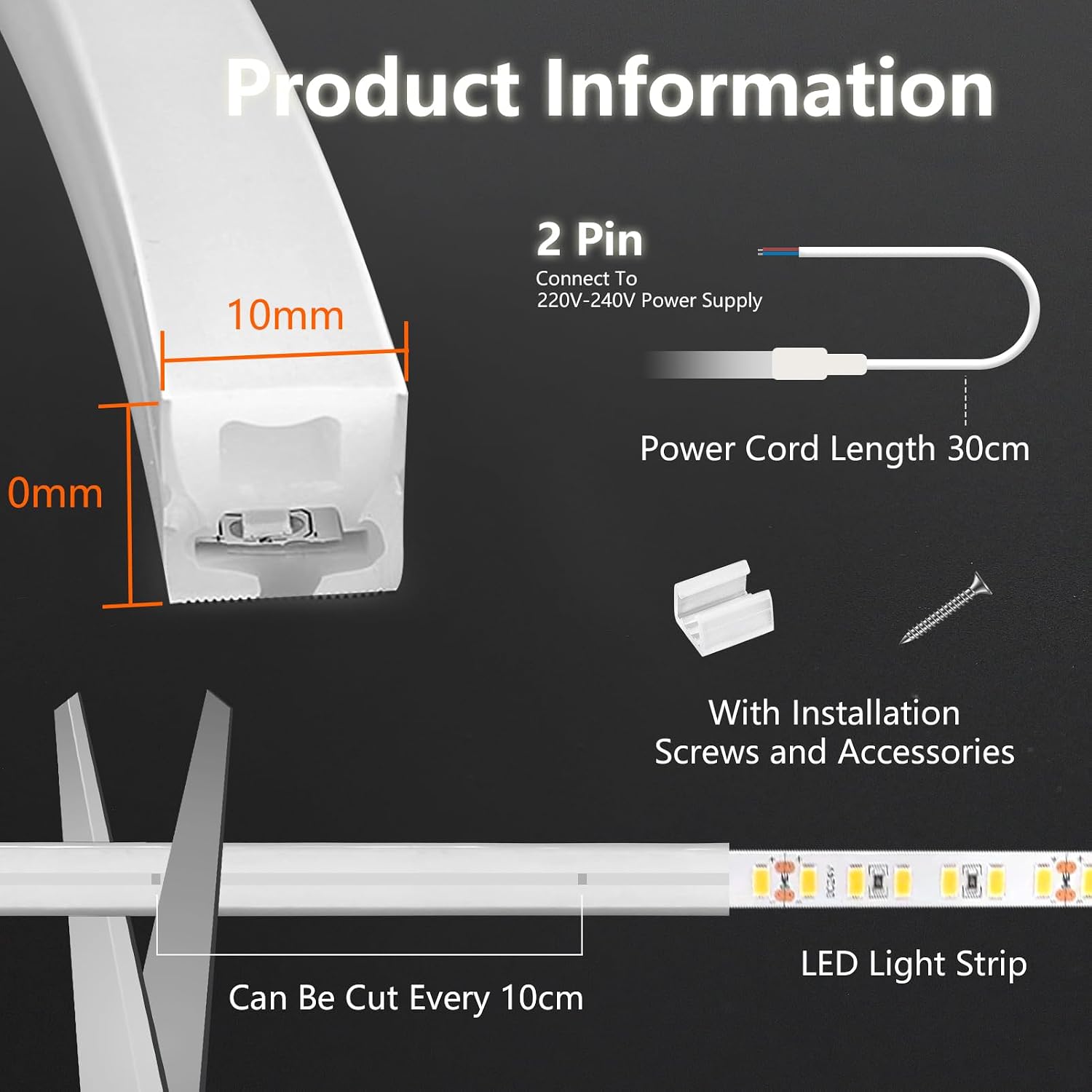 Thumbnail 3 de SUCIKORIO DL756-5m-3000K siliconen neon-ledstrip, 5 m, IP65