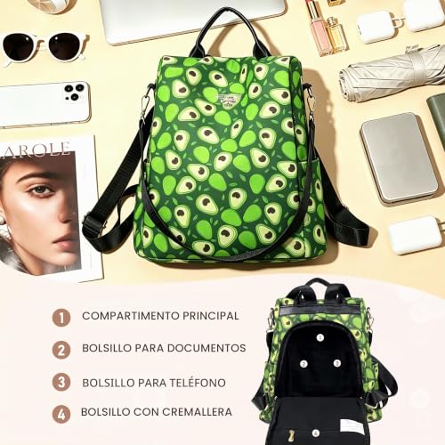 Detalle 2 de shepretty Mochila Antirrobo para Mujer, 8864-WW