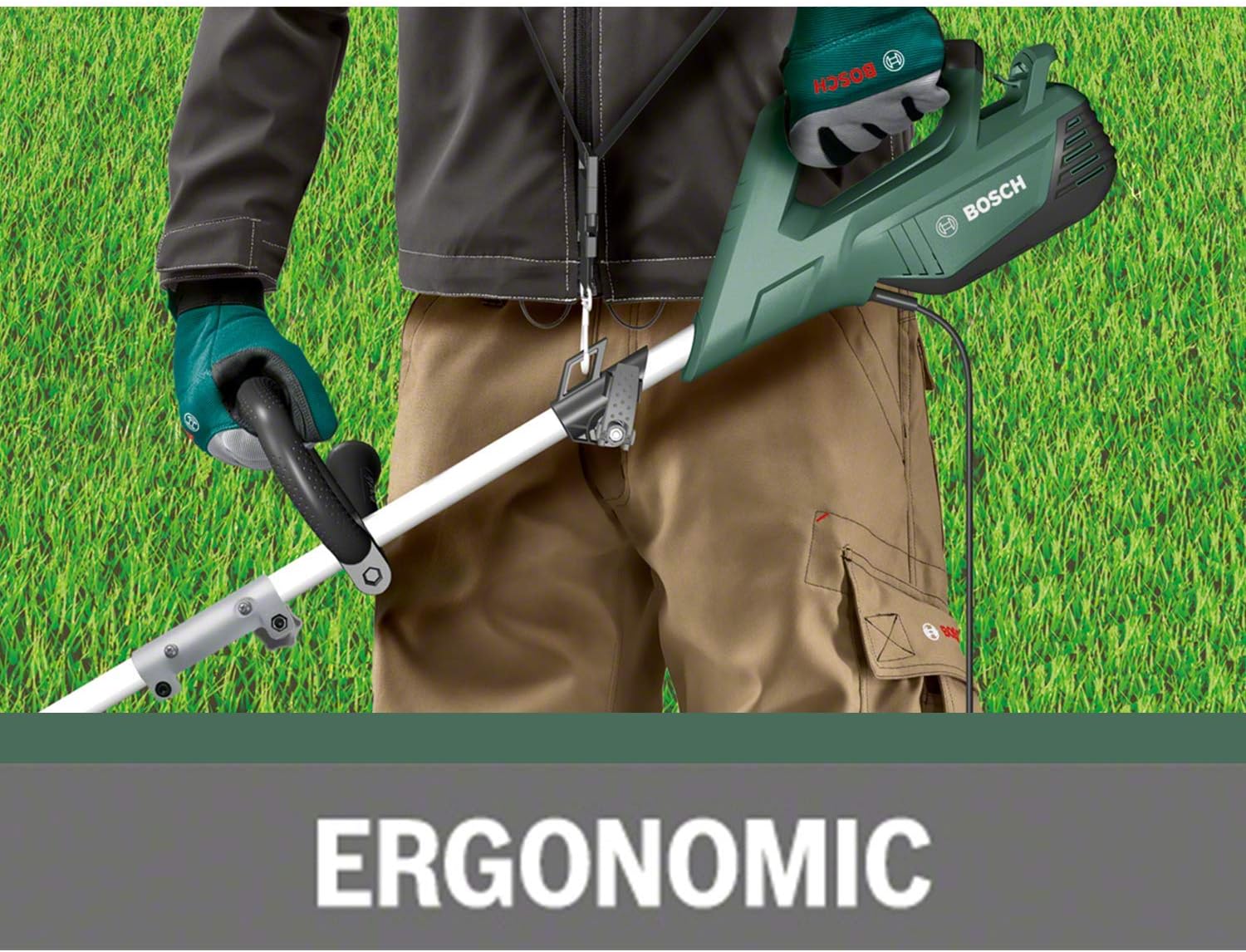 Thumbnail 5 de Bosch AFS 23-37 strimmer with three-prong blade and cutting line spool (1000W)