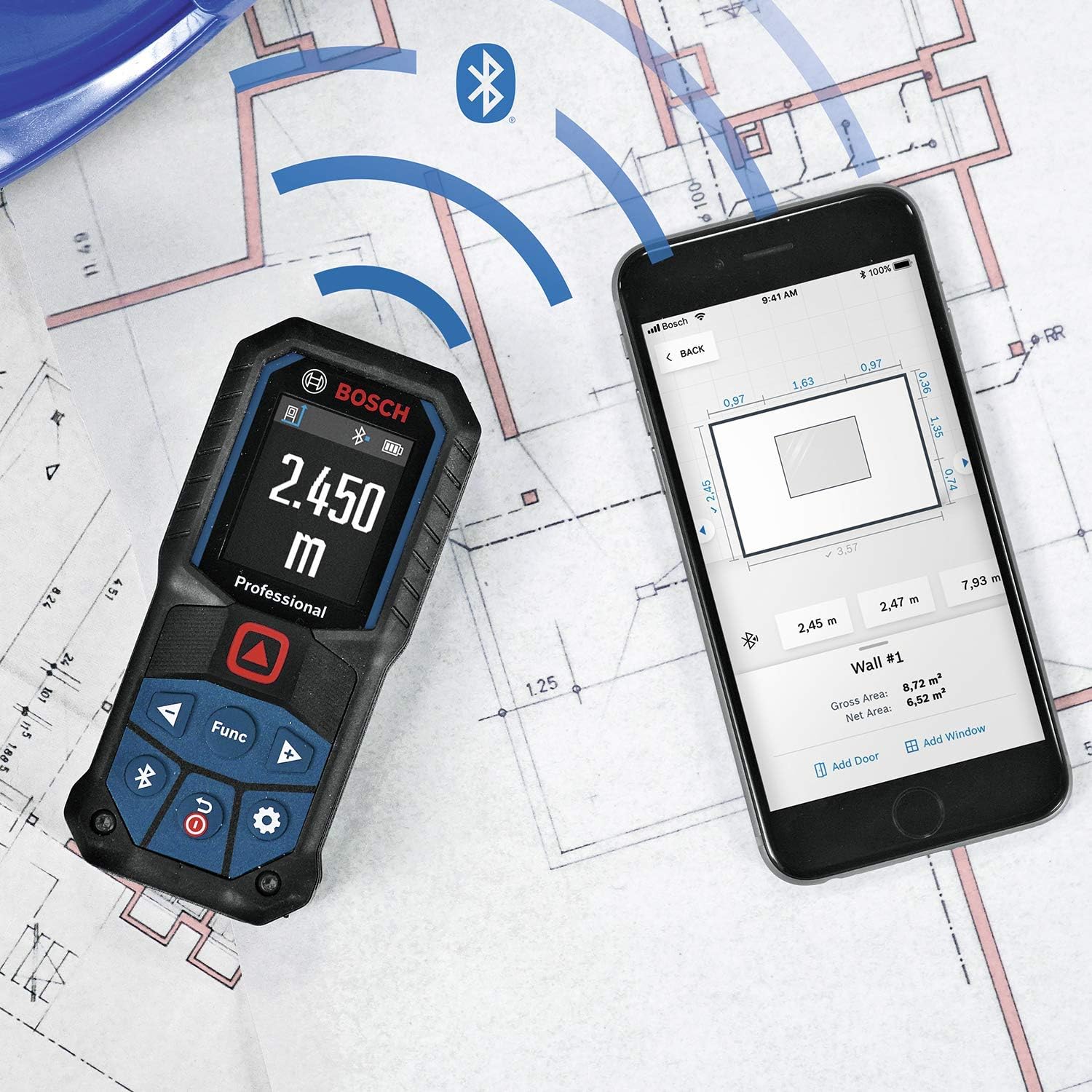 Thumbnail 4 de Bosch Professional GLM 50-27 C laser measure (up to 50m, IP65, Bluetooth)