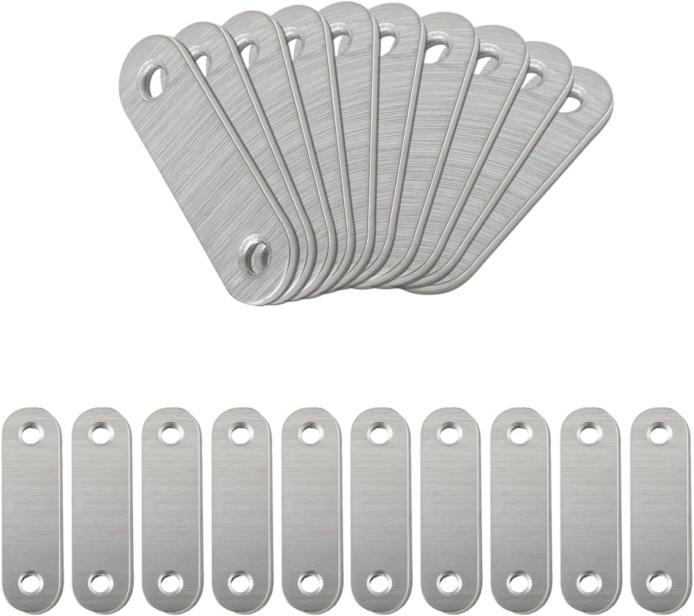Detalle 1 de OMIDEAS Flat Joining Plates 10-Pack