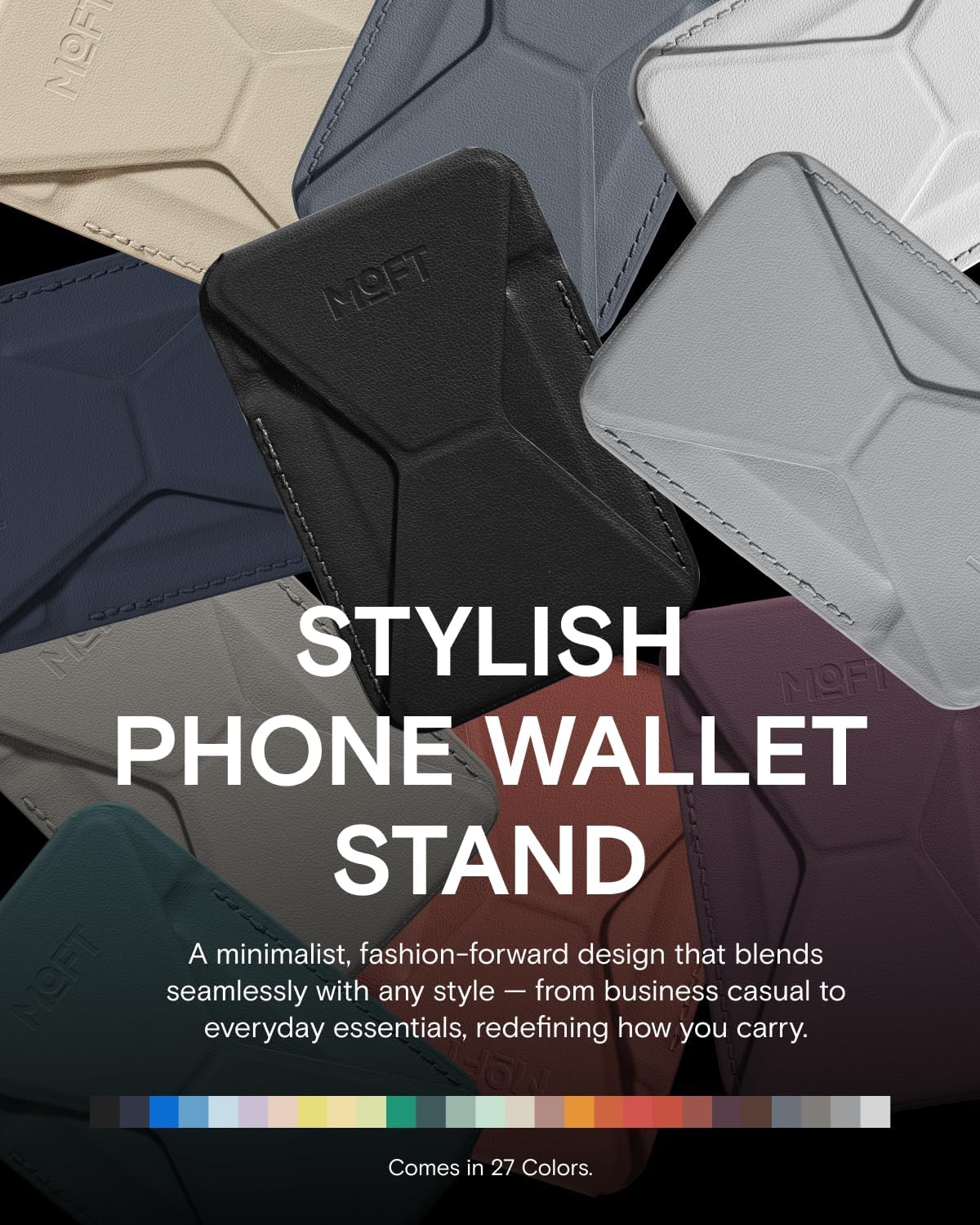 Thumbnail 5 de MOFT MagSafe Wallet Stand for iPhone 17/16/15/14/13/12 Series – 3‑in‑1 Origami Wallet & Stand