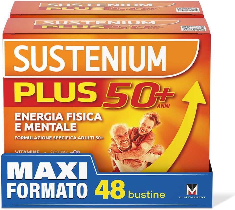 Detalle de Sustenium Plus 50+ integratore energizzante 2 confezioni 💊