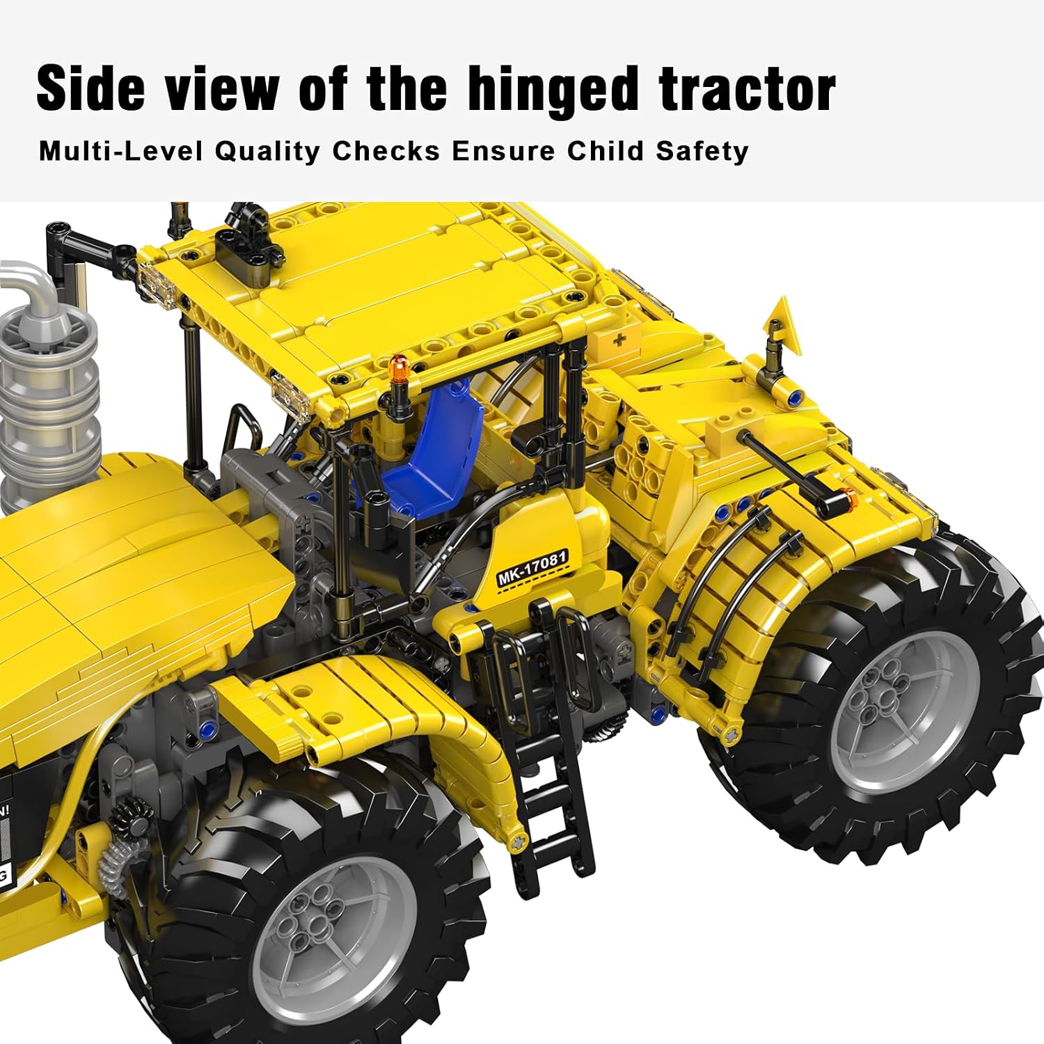 Detalle 1 de Mould King Scharniertraktor 1300 Teile Modell