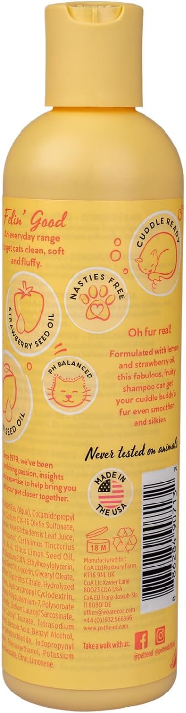 Thumbnail 2 de Pet Head Felin' Good Shampoing pour Chats — 300 ml, parfum citron, neutre et vegan
