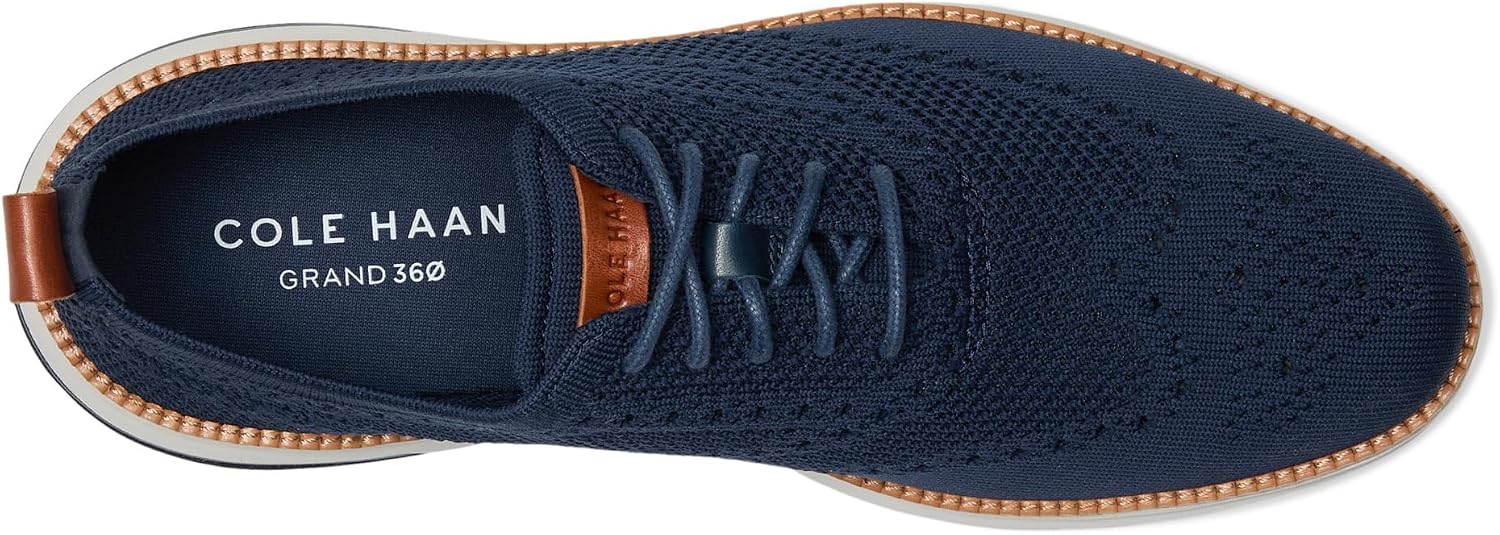 Detalle de Cole Haan Grand Hurrion Stitchlite Wingtip shoes 👞