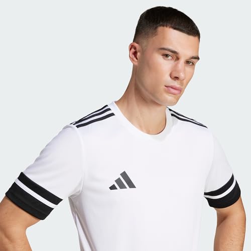 Thumbnail 2 de adidas Squadra25 Jersey de Manga Corta para Hombre – Blanco/Negro, Talla M