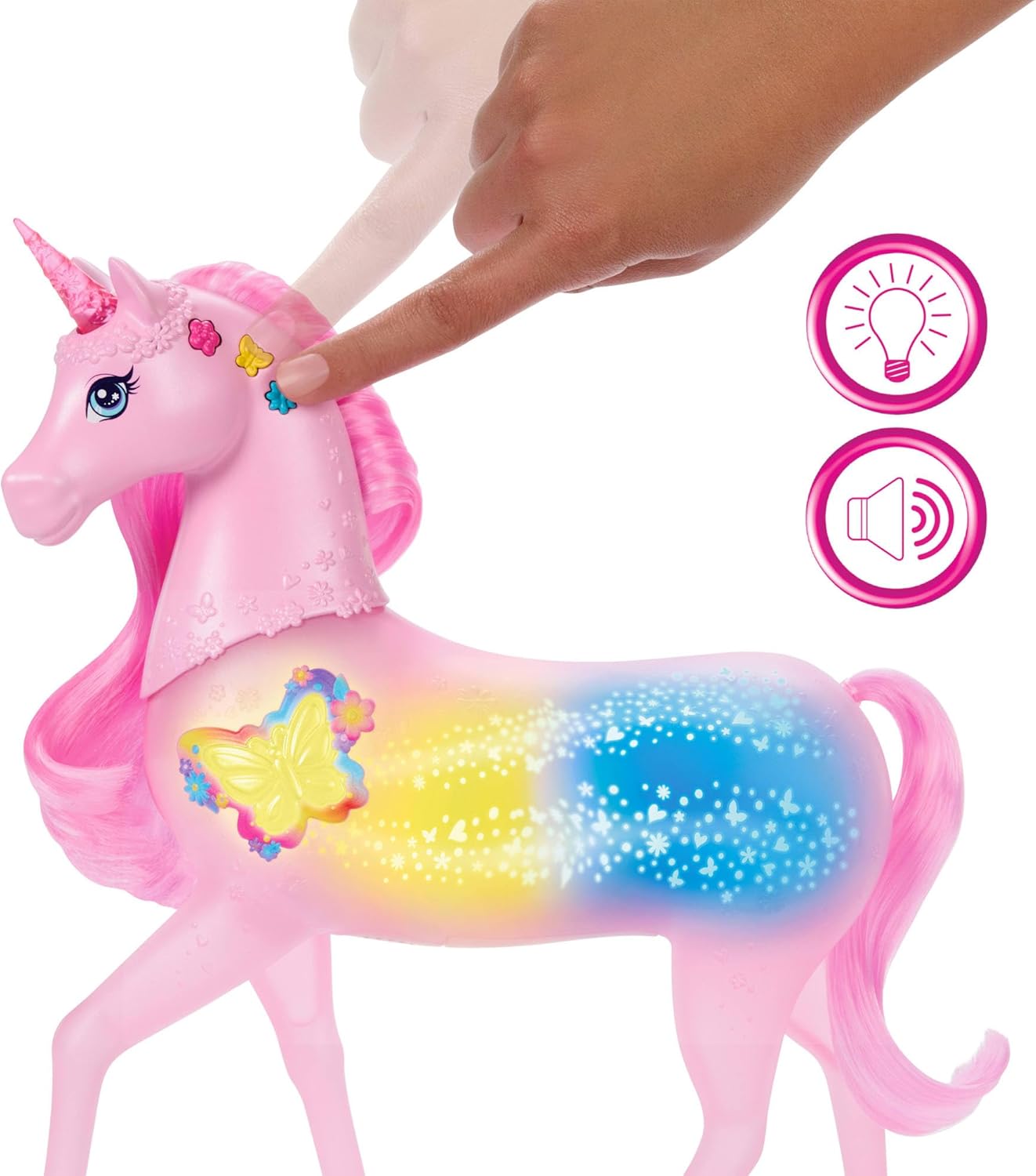 Thumbnail 2 de Barbie JCP78 leuchtendes Einhorn 20 đŠ