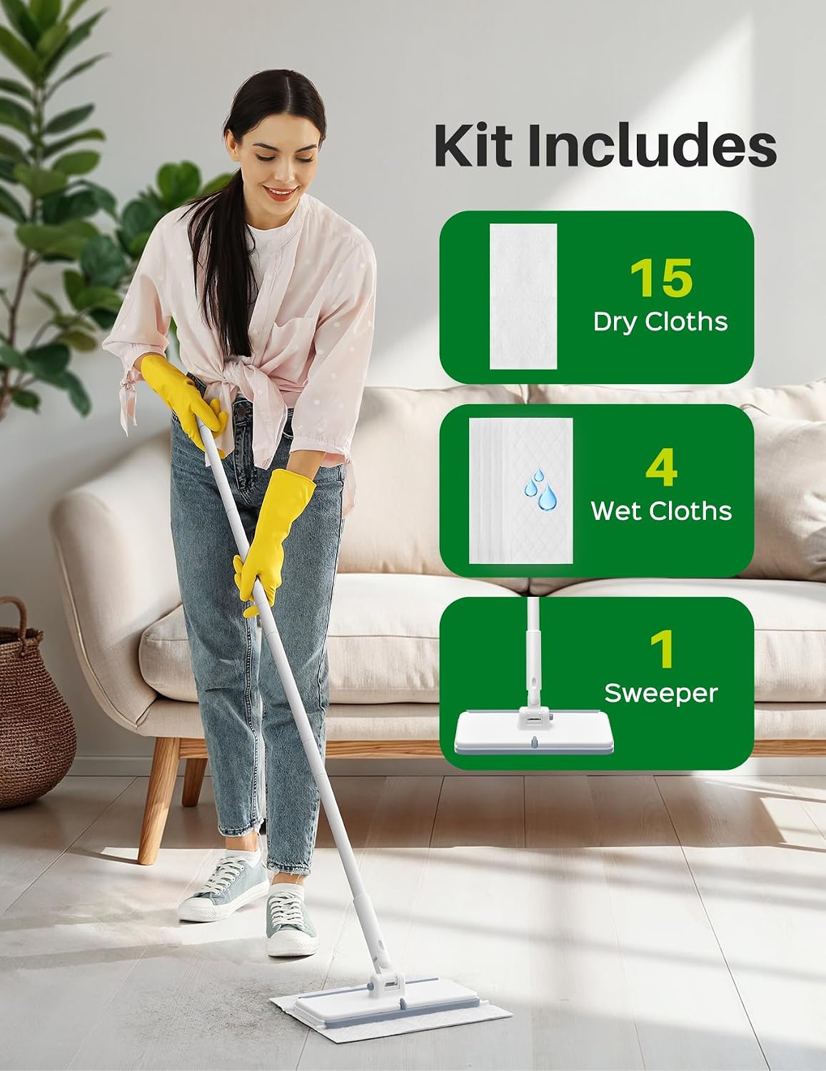 Thumbnail 3 de LyriFine Sweep and Mop 2-in-1 Kit