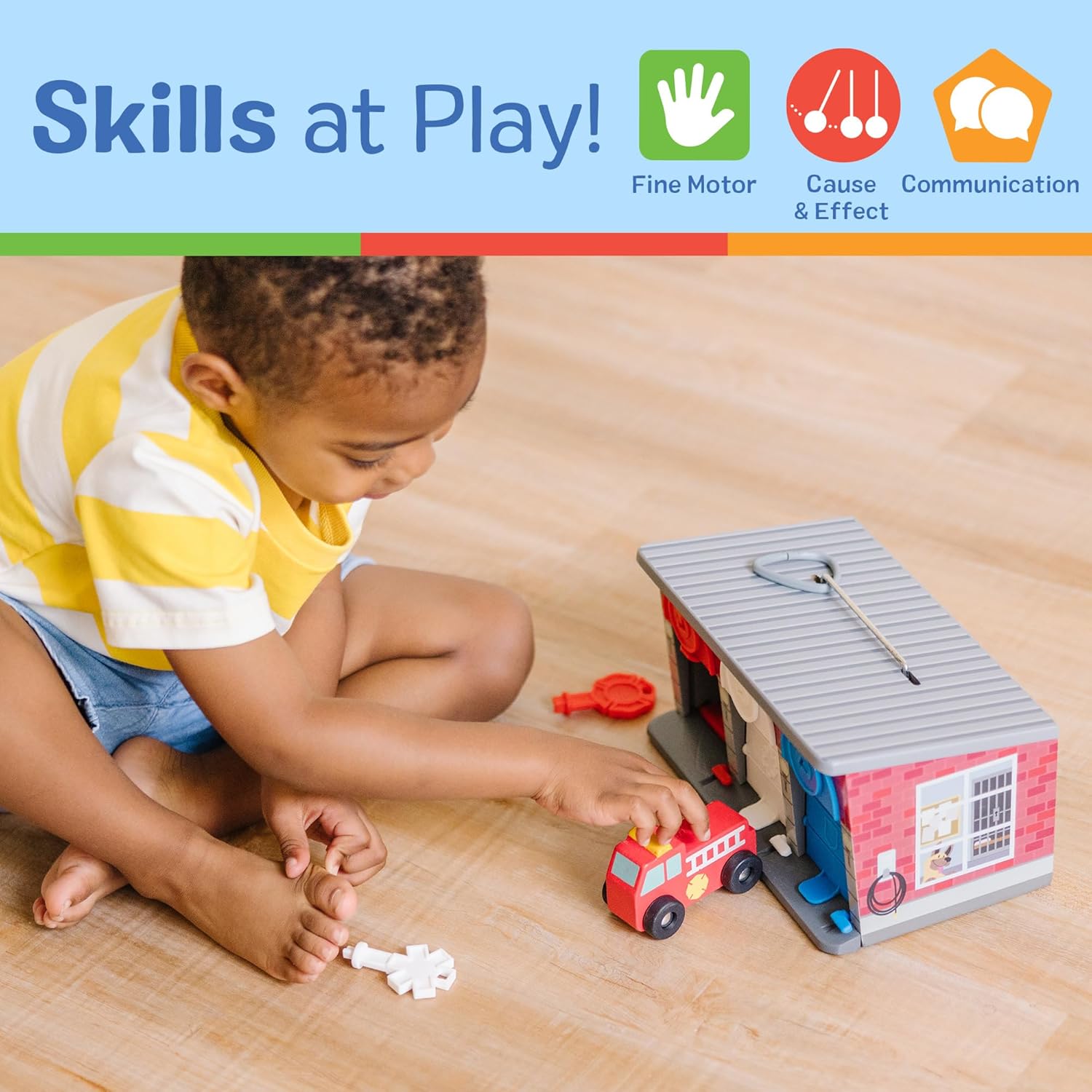 Thumbnail 4 de Melissa & Doug Wooden Rescue Vehicles 7-piece set