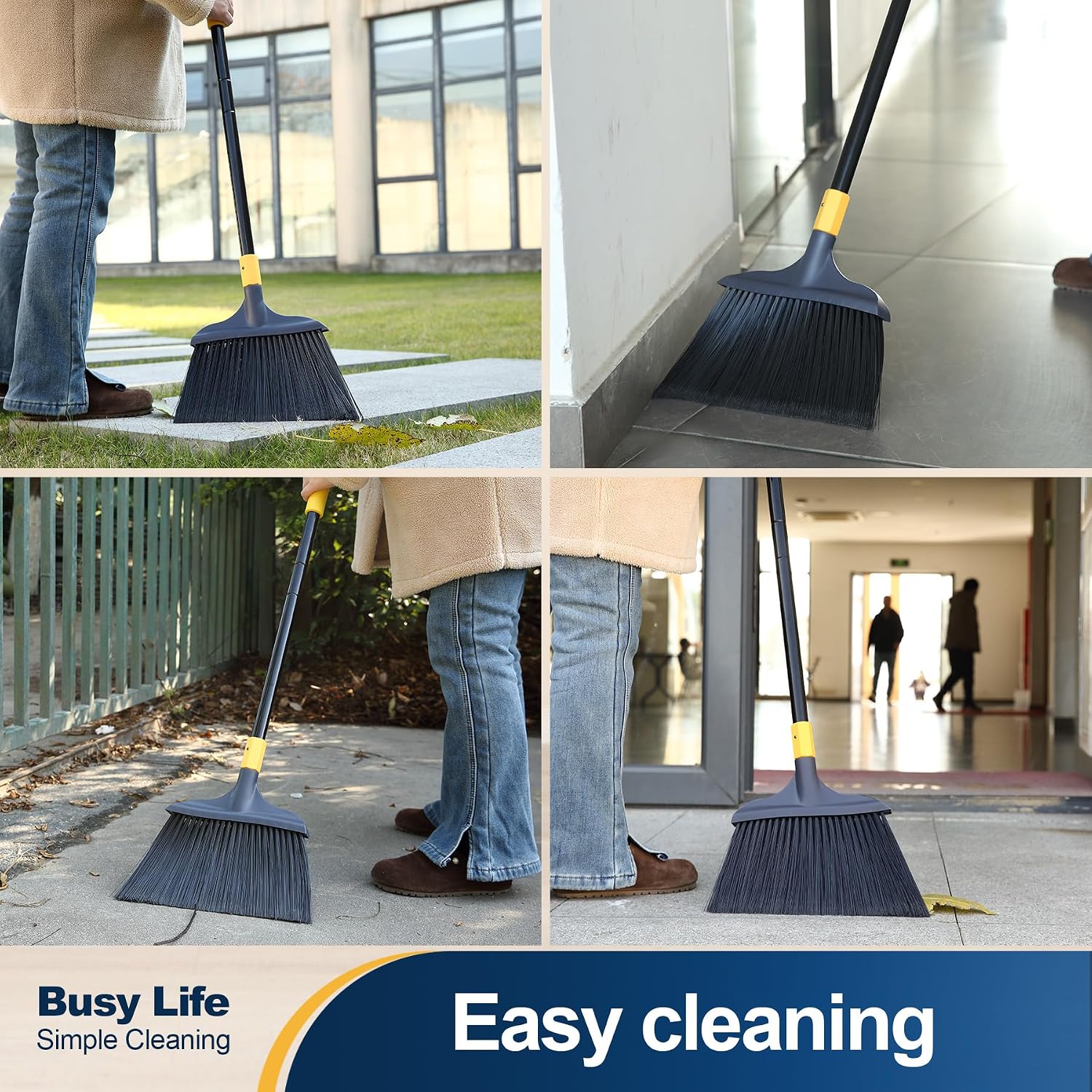 Thumbnail 6 de Yocada Heavy-Duty Broom Outdoor Commercial, 54-Inch Reach
