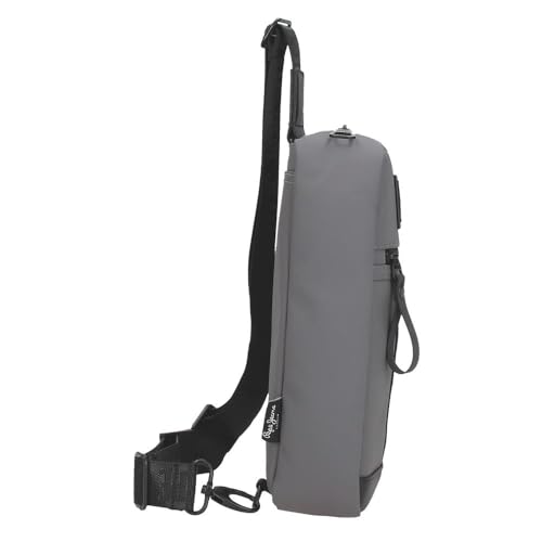 Detalle 2 de Pepe Jeans Hoxton Bandolera gris 14x25x6 cm