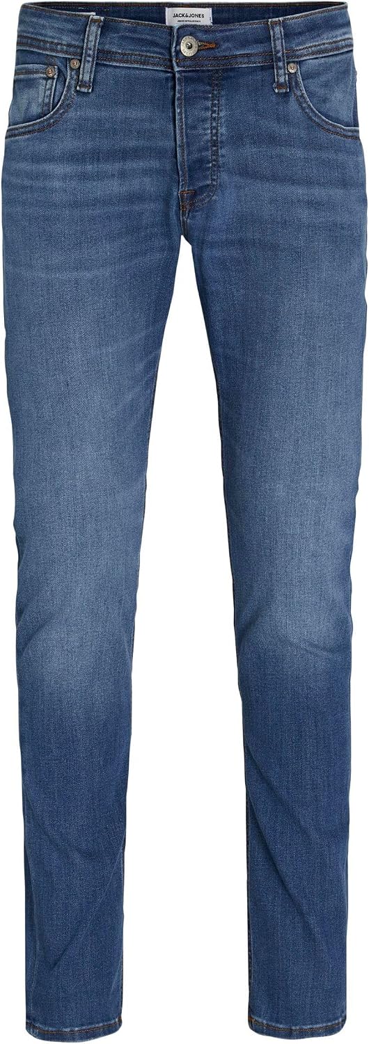 Detalle de JACK & JONES JJiglenn Jjoriginal CB 815 Noos Jeans Slim Fit Blu 33/32
