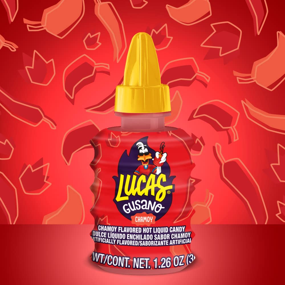 Thumbnail 6 de Lucas Gusano Chamoy-Flavored Hot Liquid Candy, 10-Piece Pack