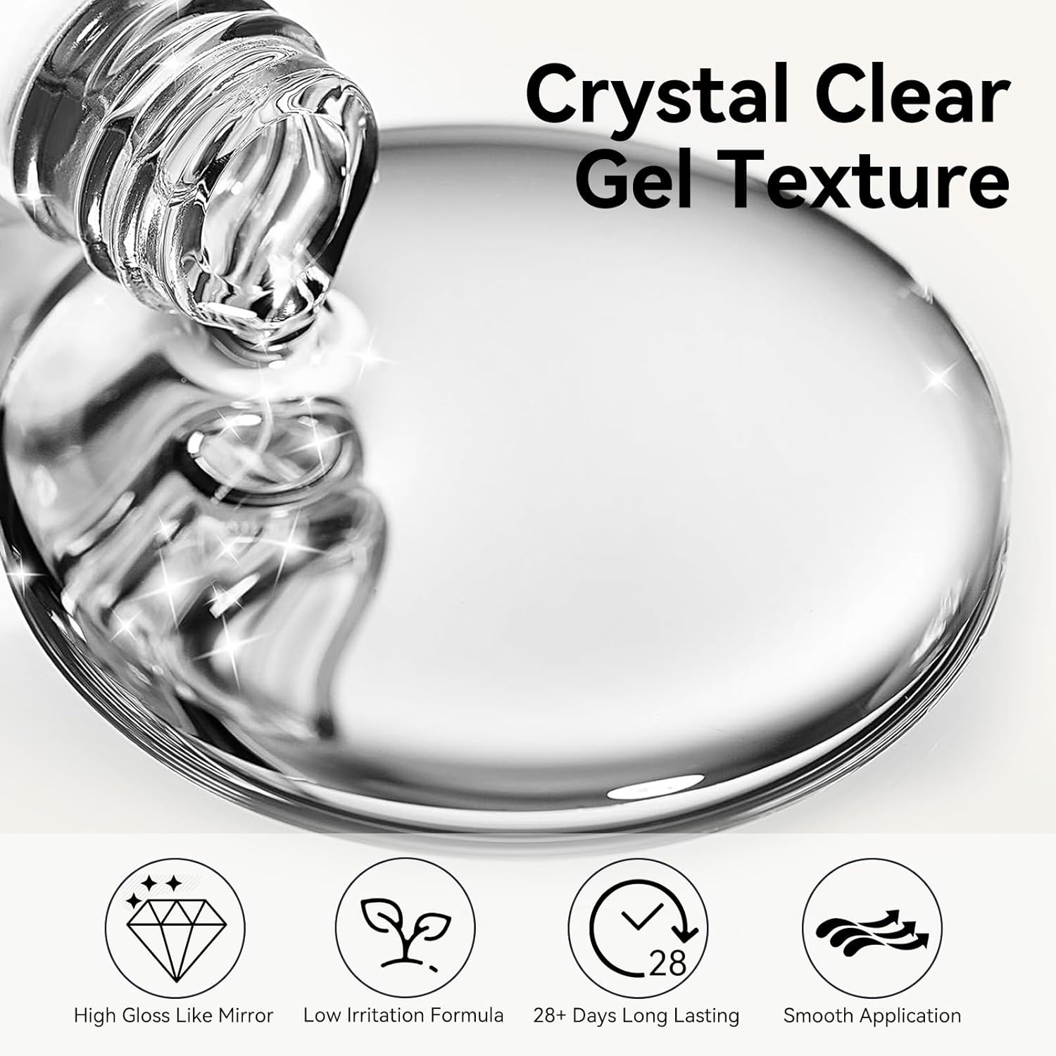 Thumbnail 6 de Born Pretty No Wipe Super Top Coat Gel UV 2X15ML