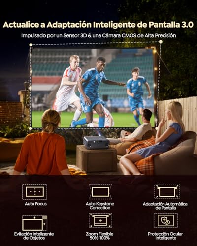 Thumbnail 3 de WiMiUS P62 Pro: proyector Smart 4K con enfoque/keystone automático, Netflix incluido y sonido Dolby