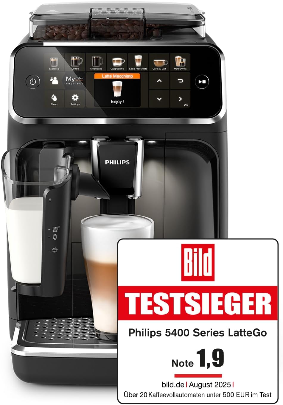 Thumbnail 1 de Philips EP5441/50 Kaffeevollautomat 12 Getränke