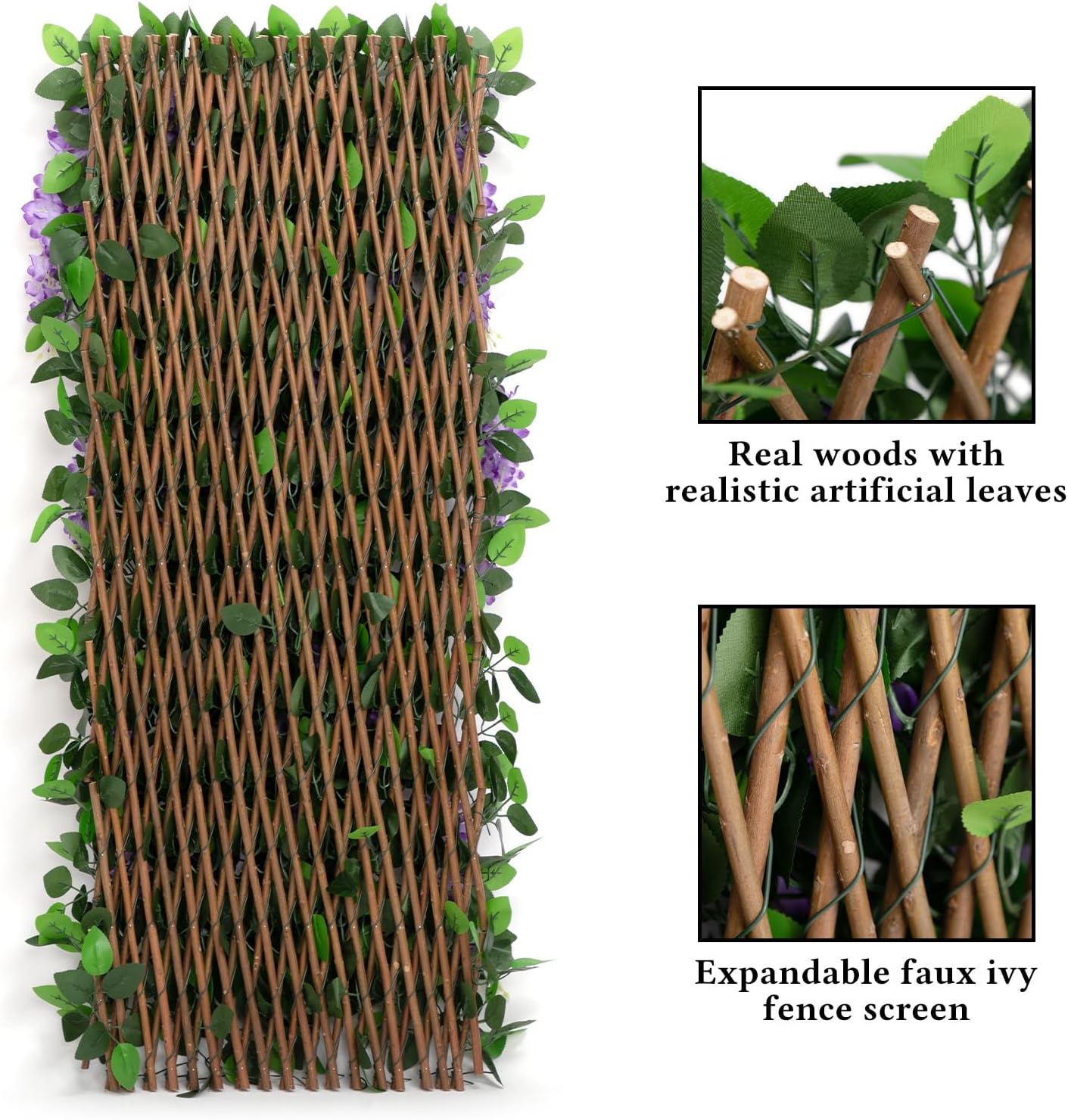 Detalle de DOEWORKS Faux Ivy Privacy Screen