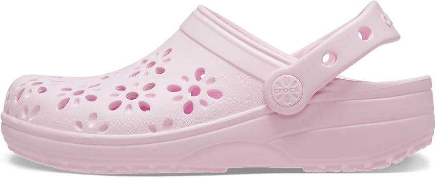Thumbnail 6 de Crocs Classic Floral Cut Out Clog K zuecos 32/33