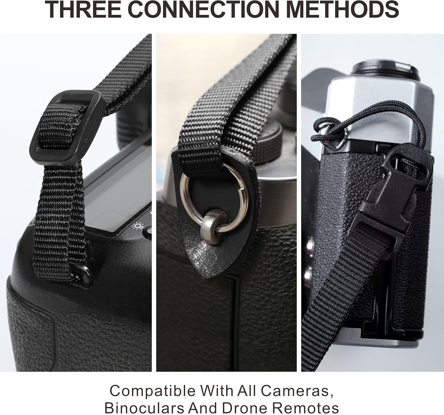 Detalle de Padwa Lifestyle Leopard Print Velvet Camera Strap – 2" Double Layer Full Grain Cowhide Head, Adjustable 32–61
