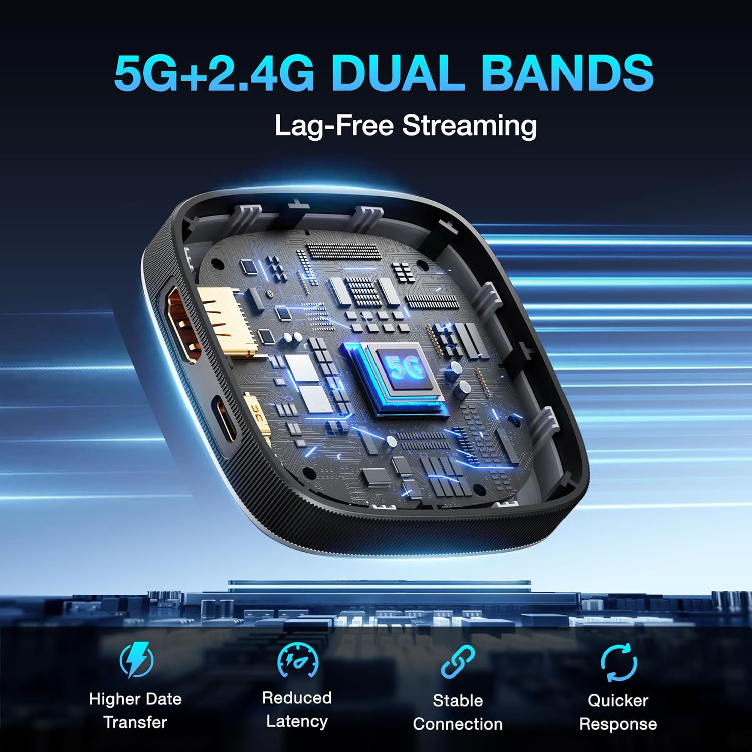 Thumbnail 4 de SOCLLLife Wireless HDMI Dongle Adapter 2026 Real 4K/5G