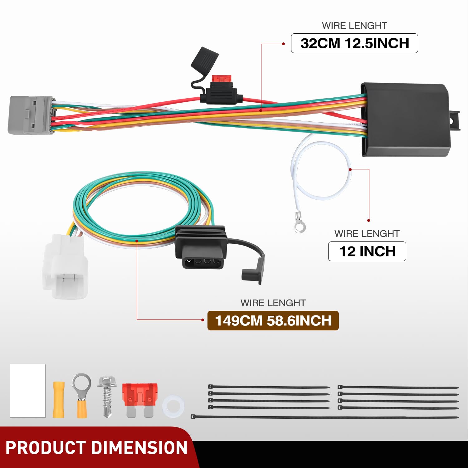 Thumbnail 6 de Nilight 4-Pin Trailer Wiring Harness