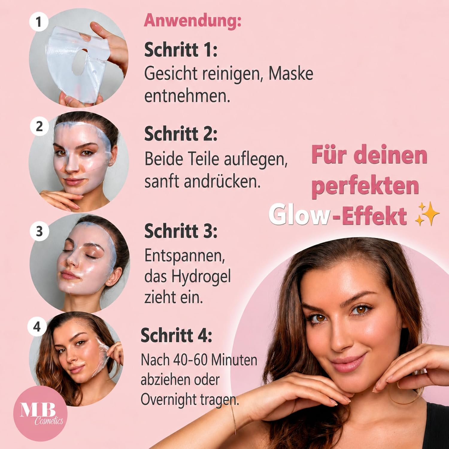 Detalle 2 de Kollagen Maske 52.000 ppm