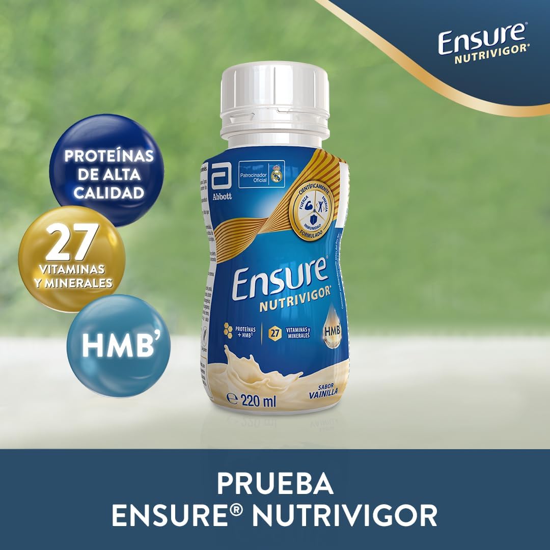 Detalle 2 de Ensure Nutrivigor Vainilla 🥤 Pack 4 x 220 ml - Adultos