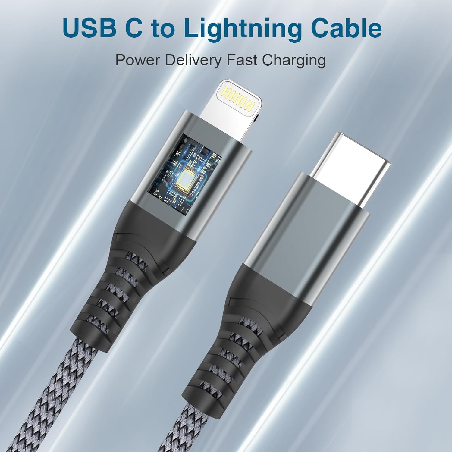 Thumbnail 1 de Ofuca USB-C to Lightning Cable (2-pack, 1.8m) – MFi certified Power Delivery charging and sync