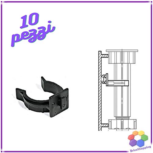 Thumbnail 7 de BricoShopping Gancio universale per zoccolo in ABS – clip rapido per piedini e zoccolatura in alluminio