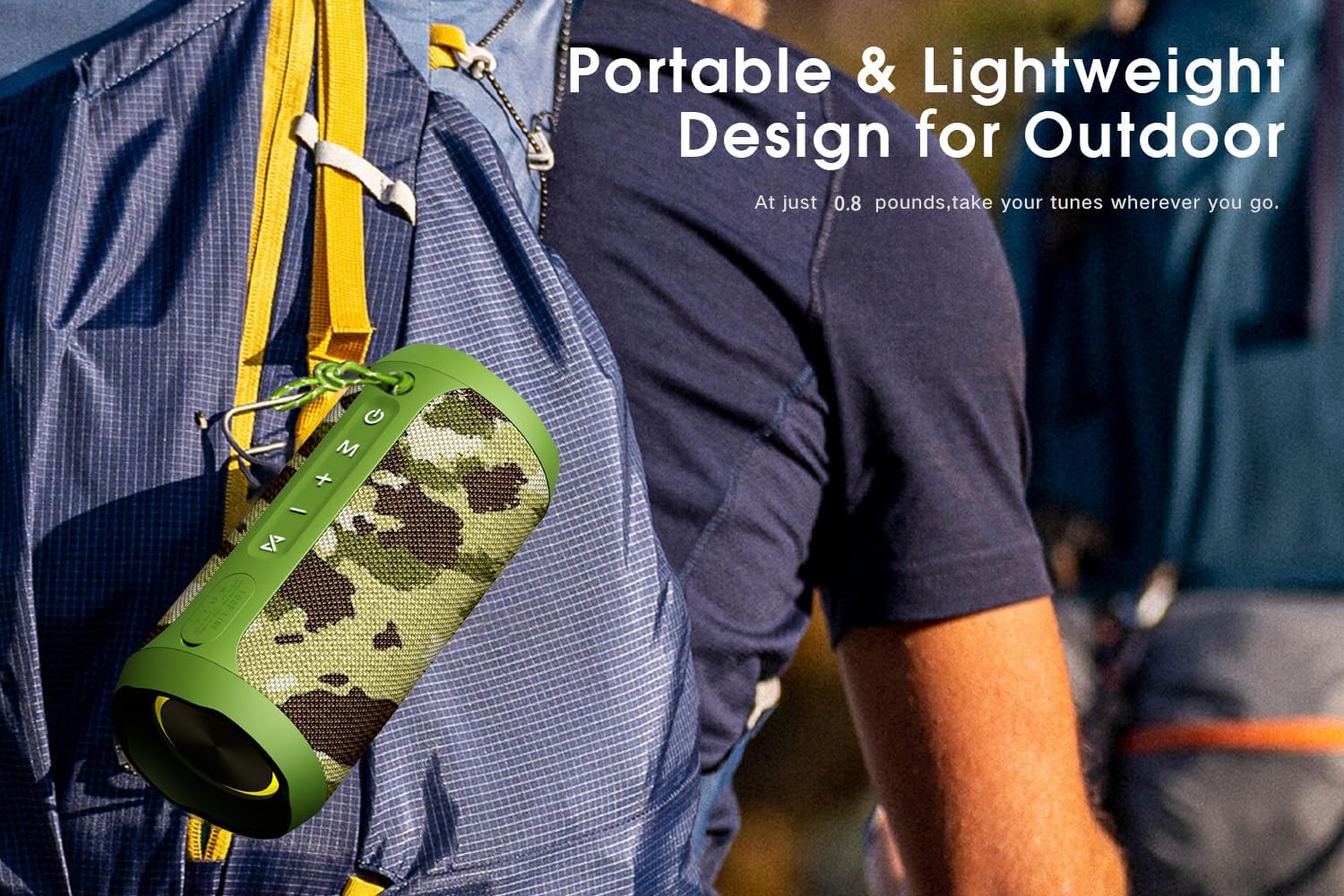 Thumbnail 6 de EDUPLINK Bluetooth Lautsprecher – kompakte, wasserdichte Musikbox mit 20W Klang, RGB-Beleuchtung und 20h Laufzeit