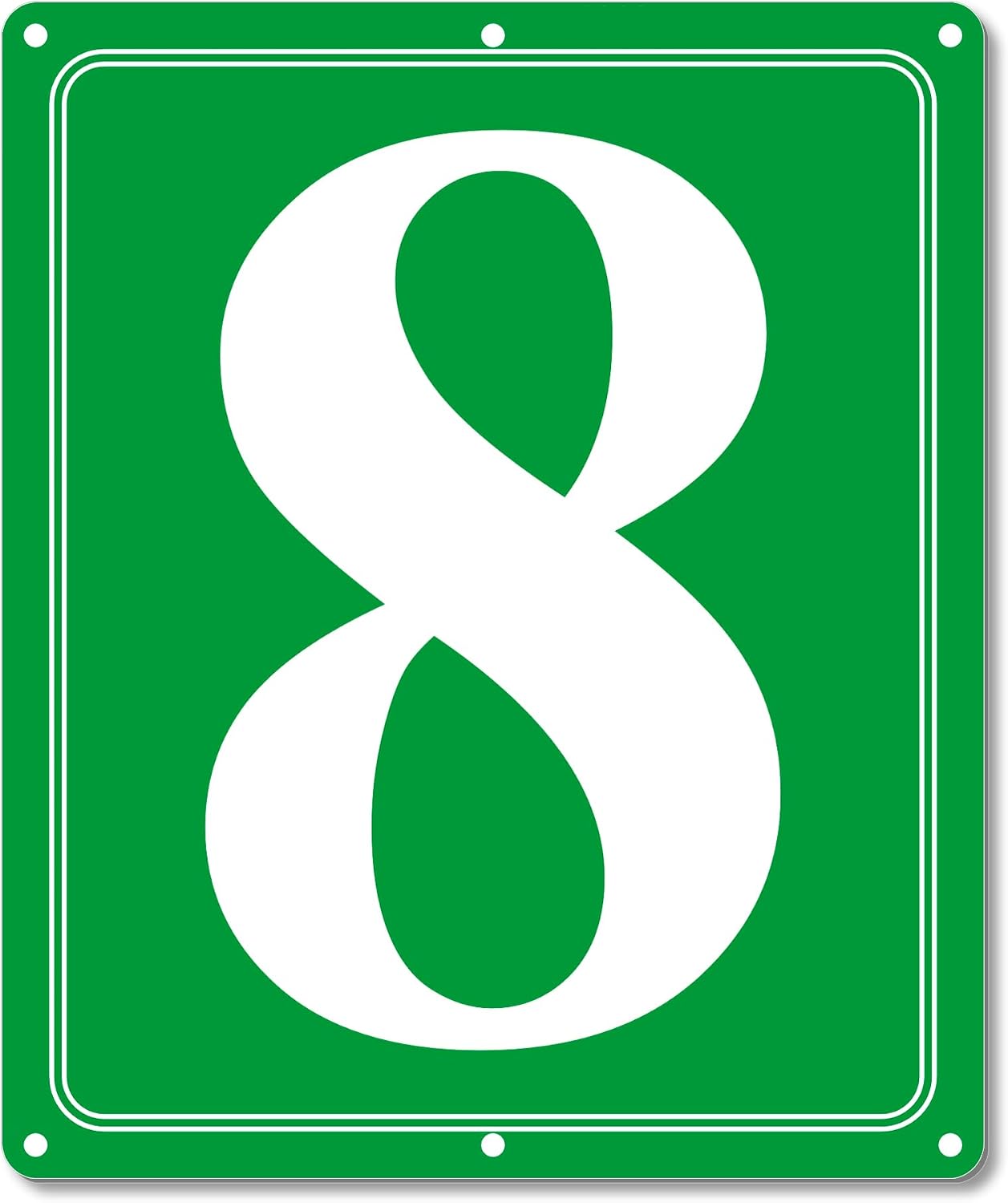 Detalle de i-CowFun Outdoor Aluminum Number Sign 12" x 10