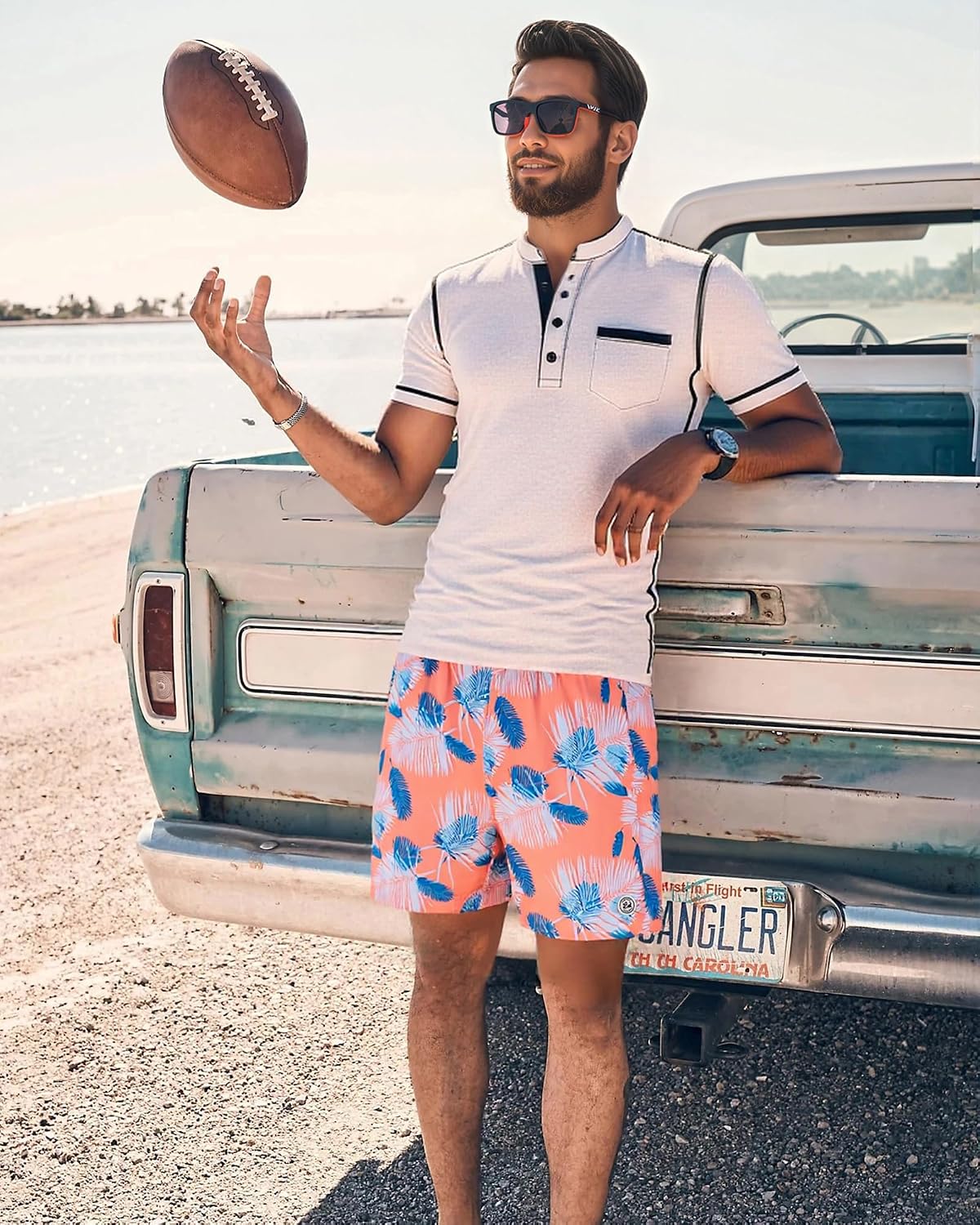 Thumbnail 1 de SURFCUZ Swim Trunks, 7-Inch