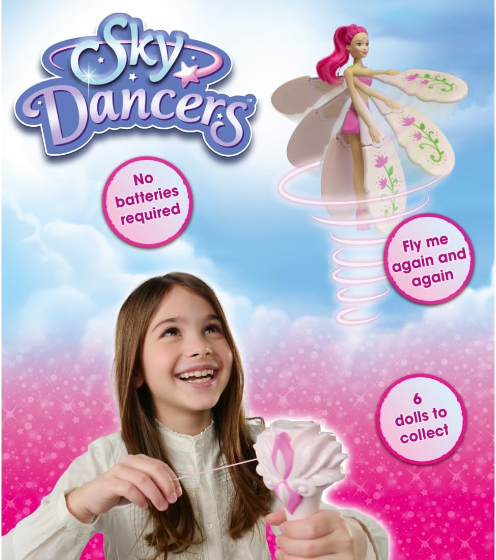 Thumbnail 4 de Sky Dancers: Fuchsia Fantasy – A battery-free aerial doll for ages 5+
