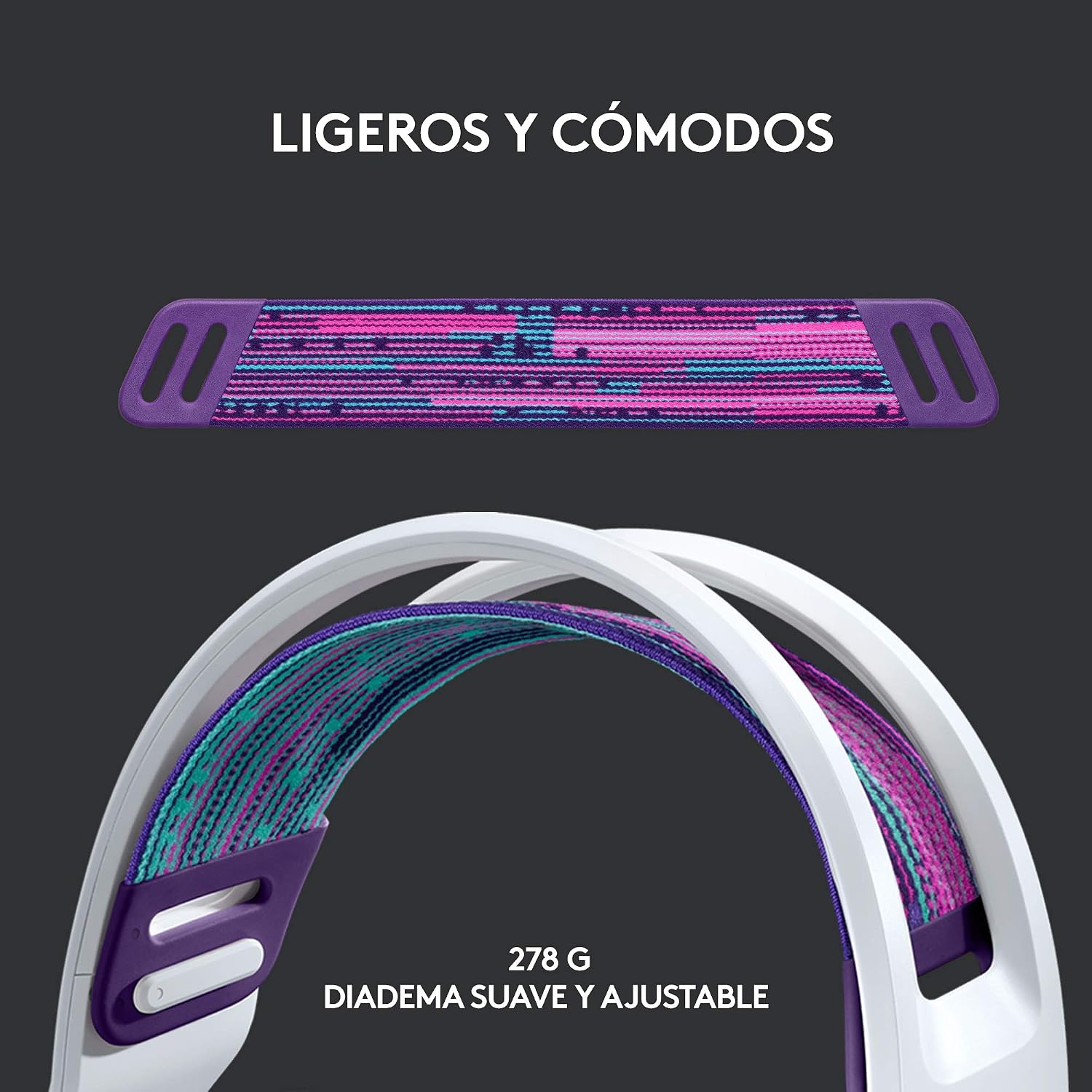 Thumbnail 1 de Logitech G733 LIGHTSPEED Gaming Headset 🎧, inalámbrico, RGB, 29h