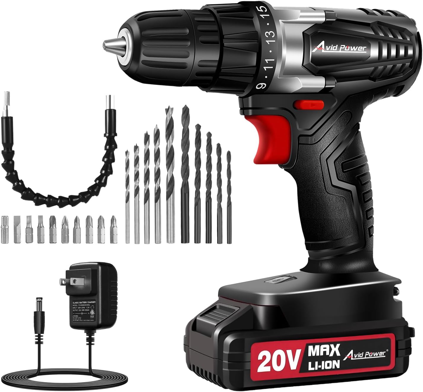 Detalle de AVID POWER Cordless Drill 20V