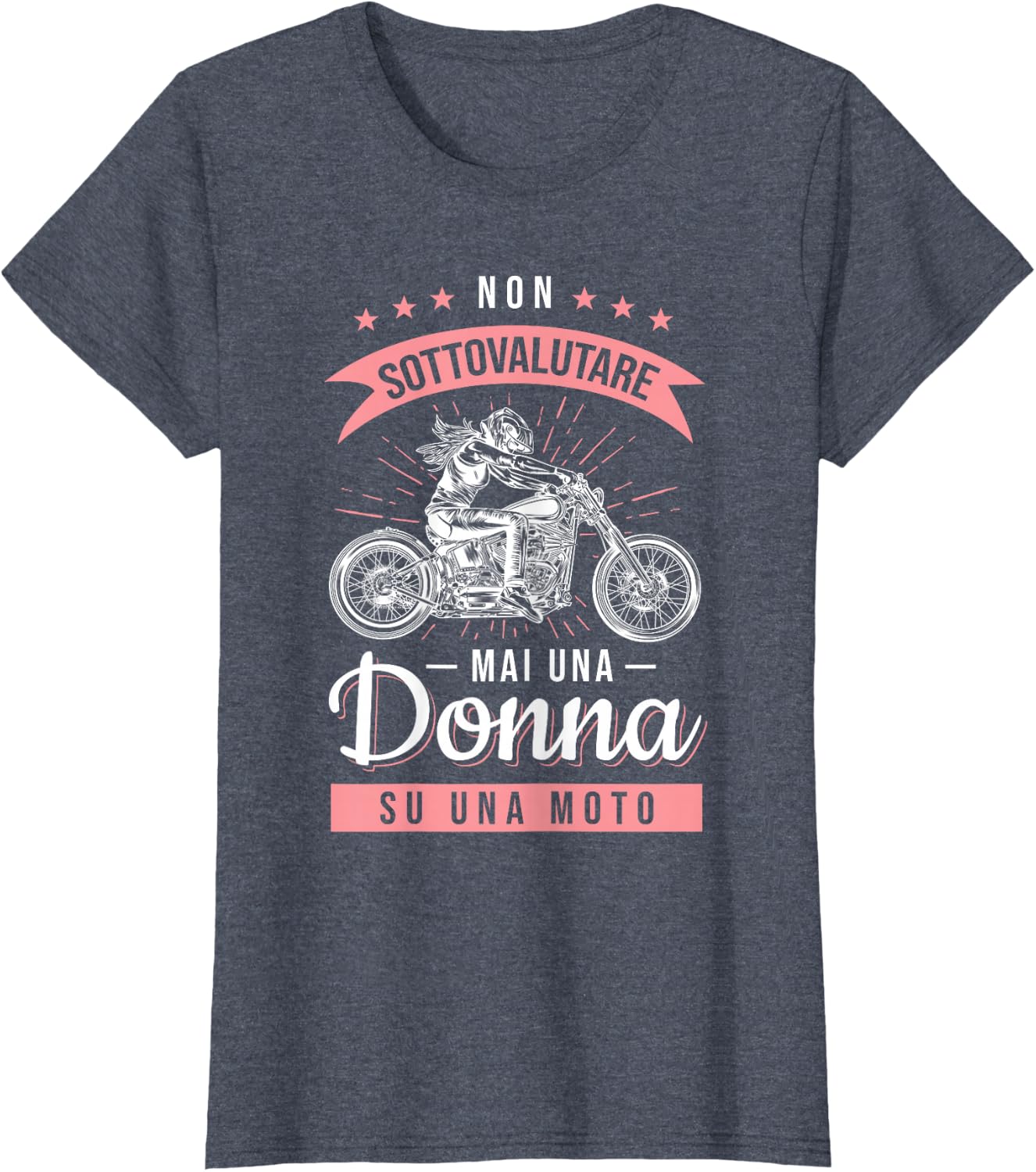 Detalle 2 de Motociclista Maglia Donne Motociclismo Regalo Moto Maglietta