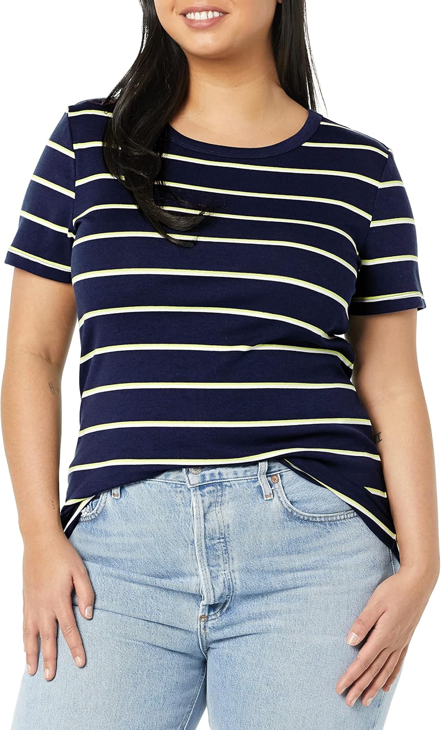 Thumbnail 4 de Amazon Essentials Women’s Slim-Fit Short-Sleeve Crewneck T-Shirt (Pack of 2)