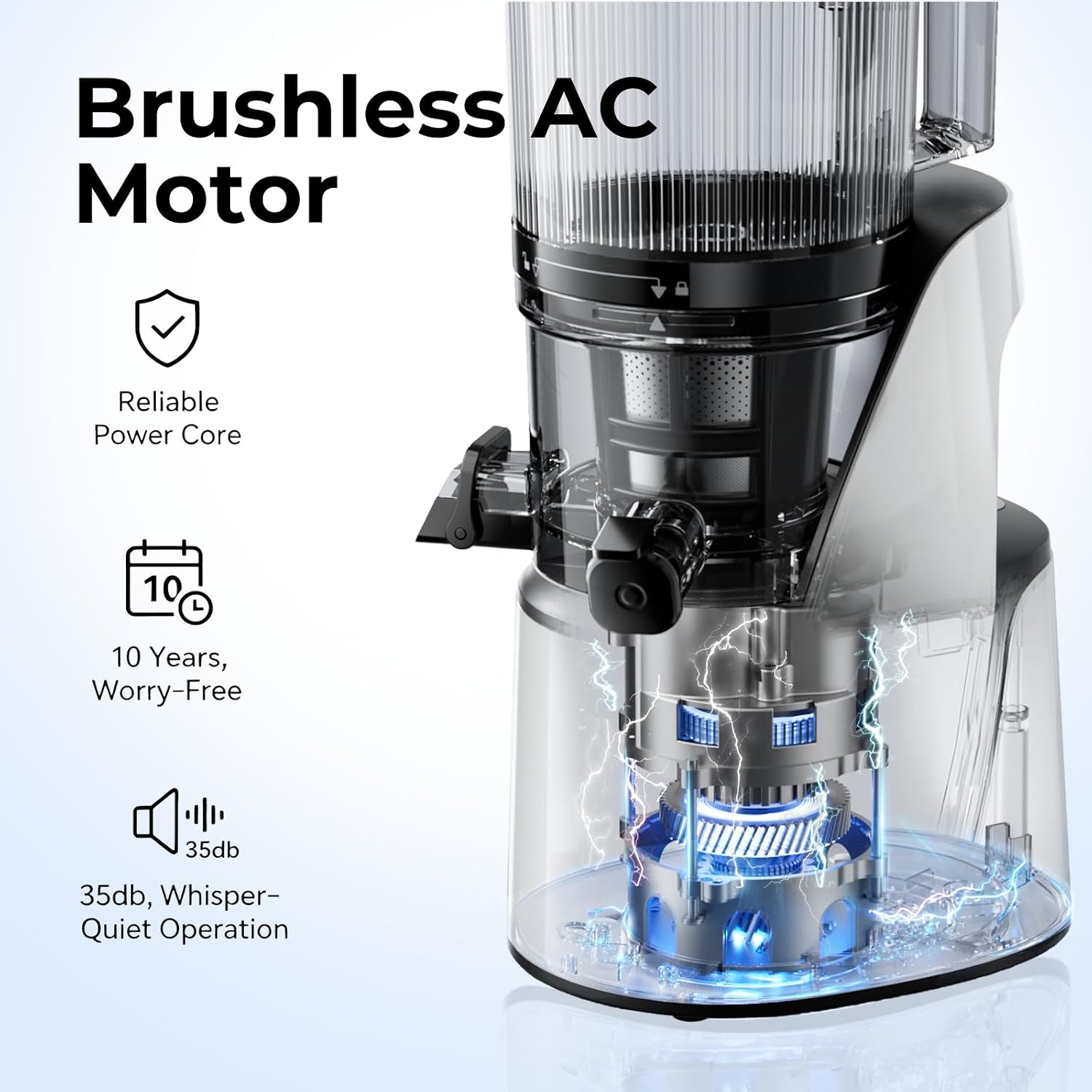Thumbnail 5 de EanOruus 3-in-1 Juicer 6.5 Chute