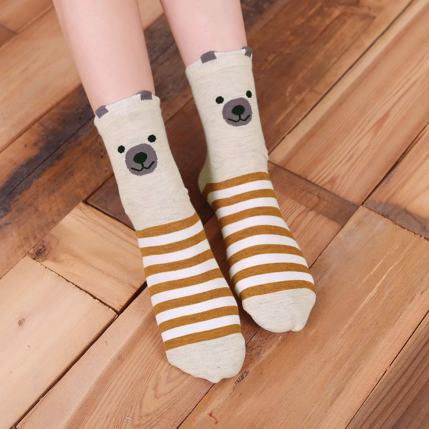 Detalle de Chaussetettes Fantaisie Femme Animaux EU 37‑43